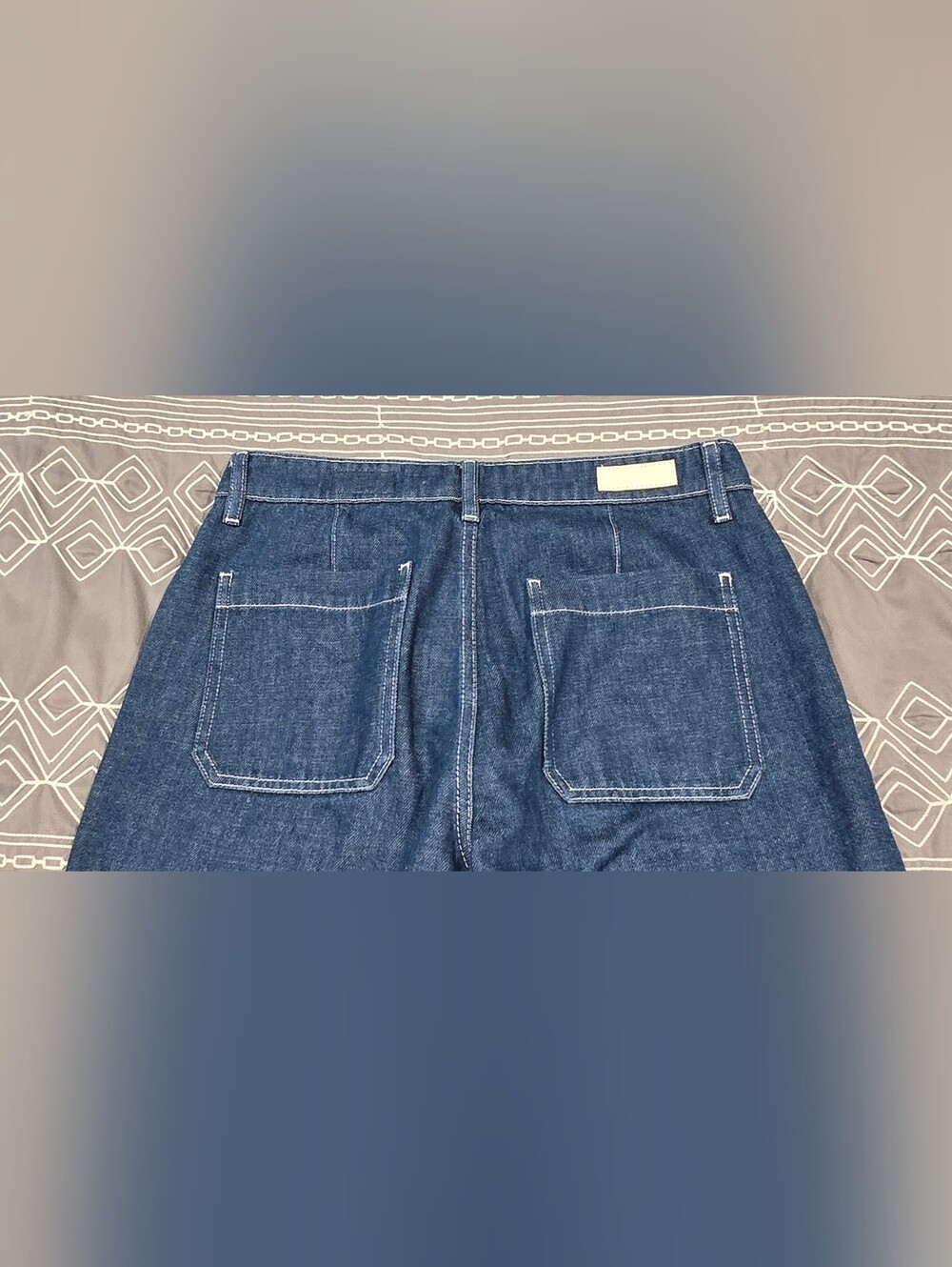 Adriano Goldschmied Kassie High Rise Wide Leg Crop Jeans Size 27 - Picture 4 of 8